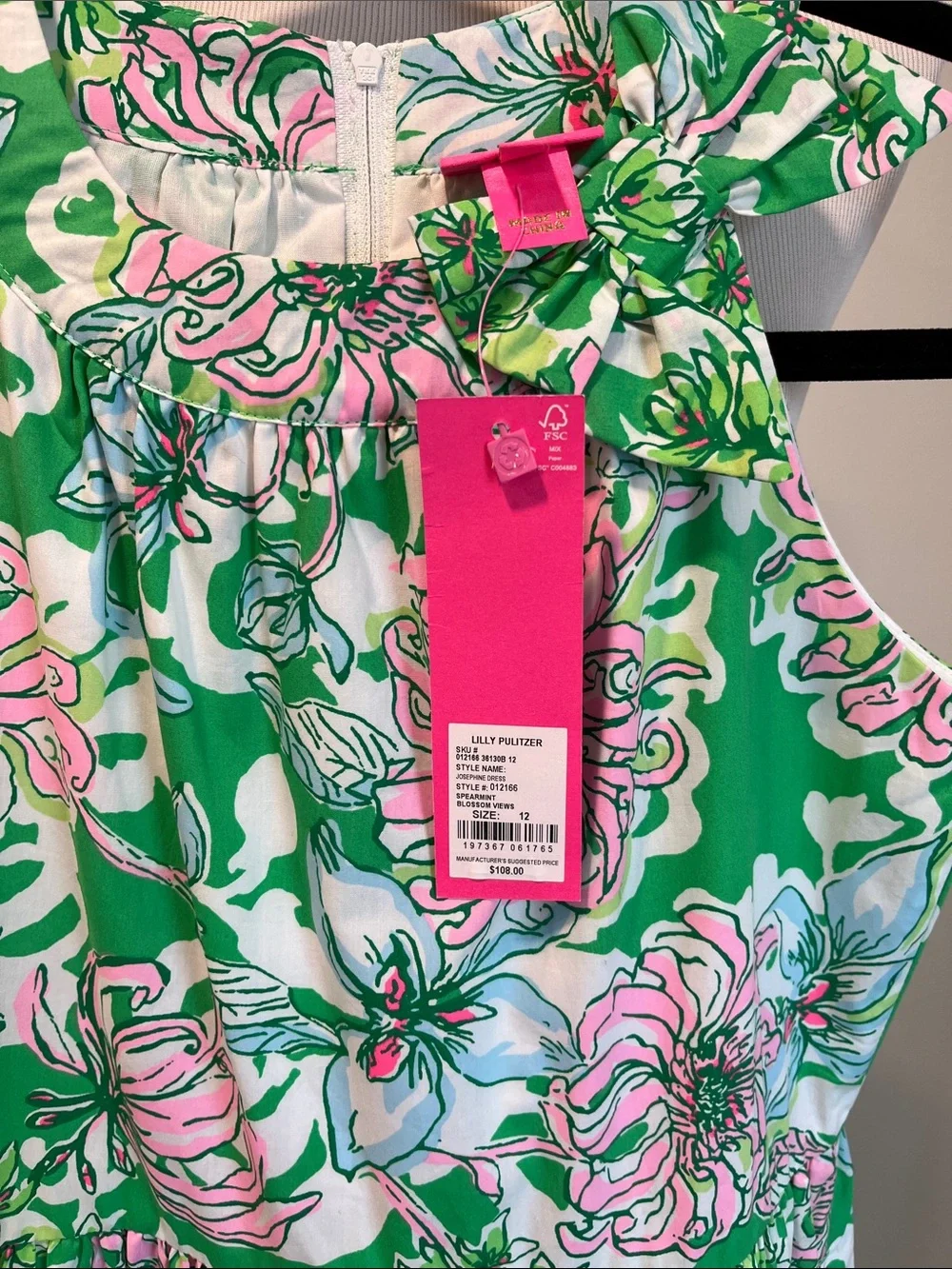 Lilly Pulitzer retail $108